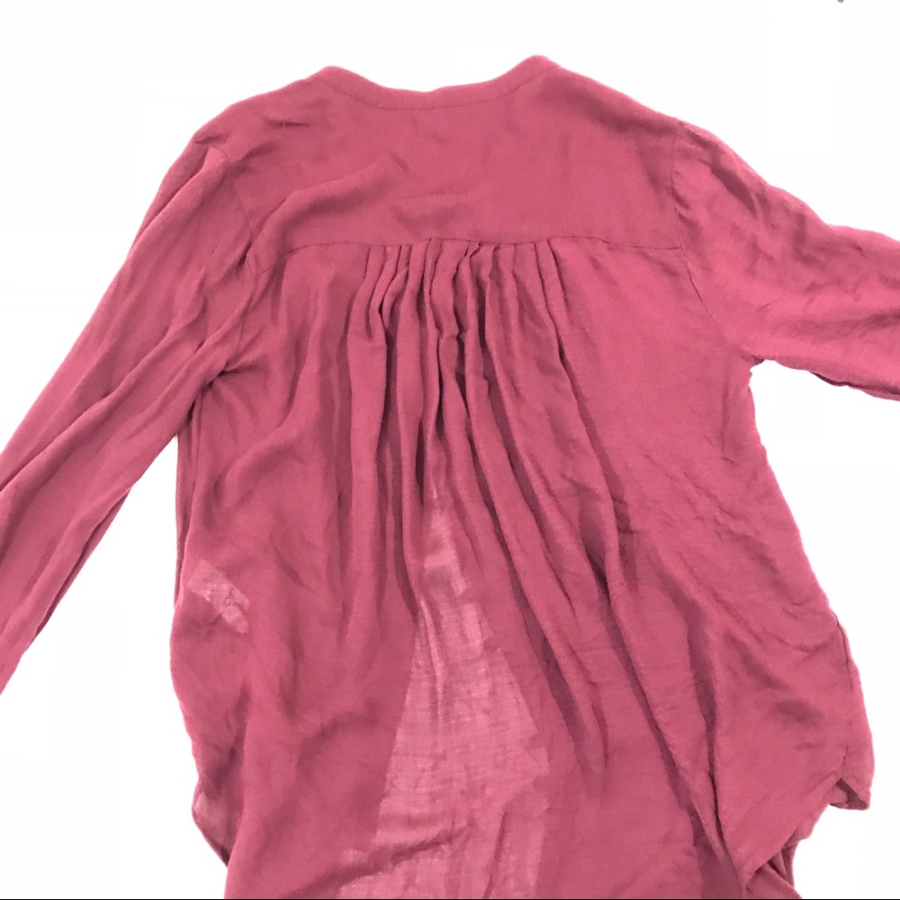 Lucky Brand Sheer L/S Top - Picture 6 of 6